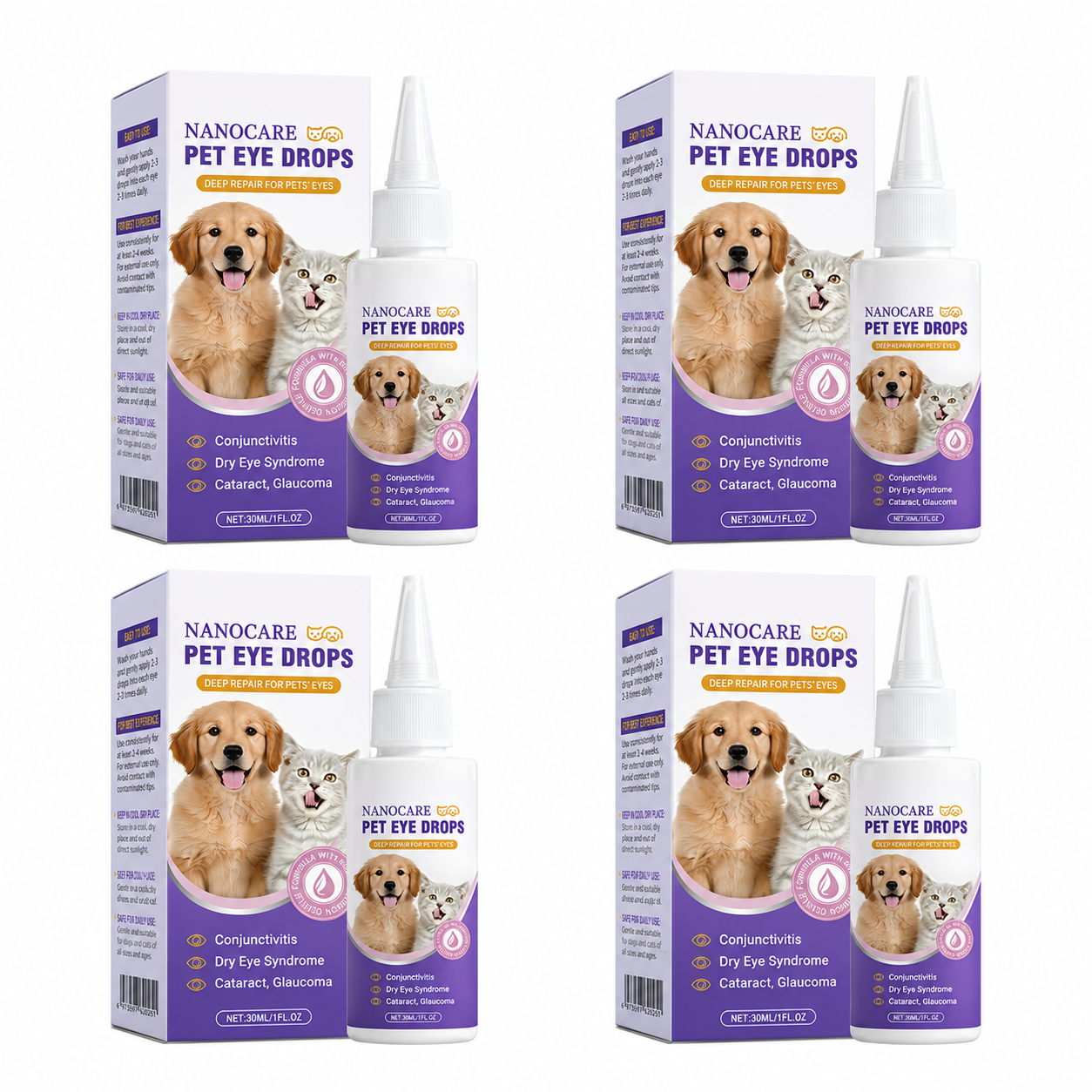 🌟 4 Bottles – Complete Recovery Set