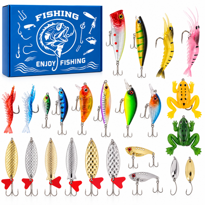 🎄 2026 Fishing Advent Calendar – 24 Days of Mystery Fishing Surprises