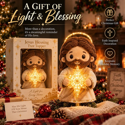 ⏳ Last Day 49% OFF – ✝️ Christian Christmas Tree Topper | Cute Jesus Blessing & Mary Grace Designs for Faith-Filled Trees, Family Traditions & Meaningful Holiday Décor 🎄