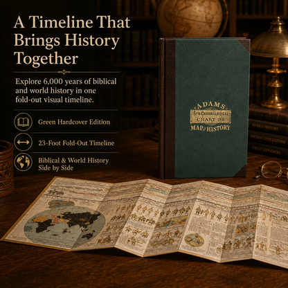 📜 SPECIAL OFFER | Synchronological History Chart – 6,000 Years of Biblical & World Events in One Fold-Out Timeline