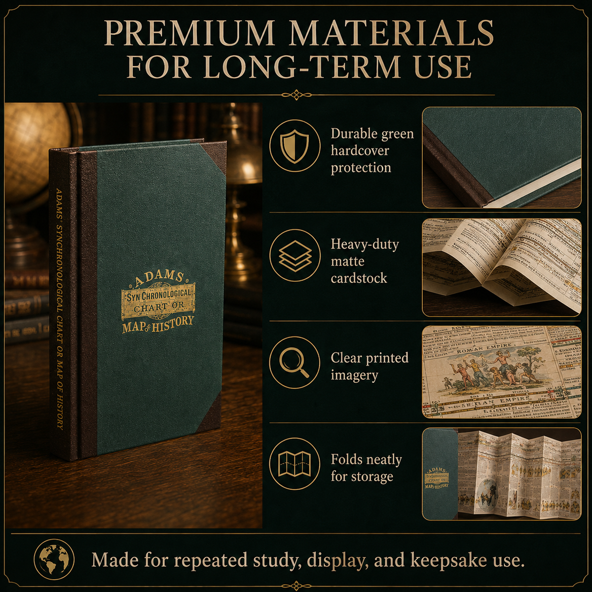 📜 SPECIAL OFFER | Synchronological History Chart – 6,000 Years of Biblical & World Events in One Fold-Out Timeline