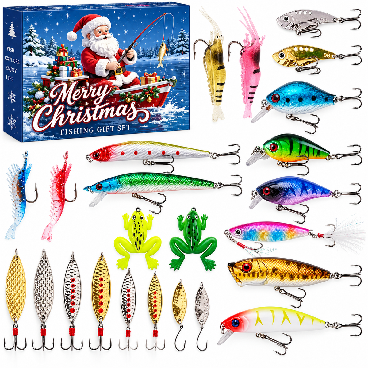 🎄 2026 Fishing Advent Calendar – 24 Days of Mystery Fishing Surprises