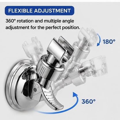 🔥2pcs Adjustable Shower Head Holders Removable Suction Cup 🔥Shower Head Bracket No Drill Shower Head Bracket