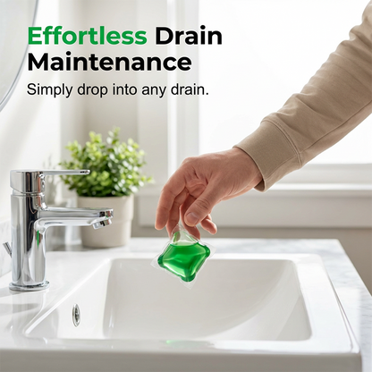 Drain Deodorizer Pods – Say goodbye to embarrassing odours.
