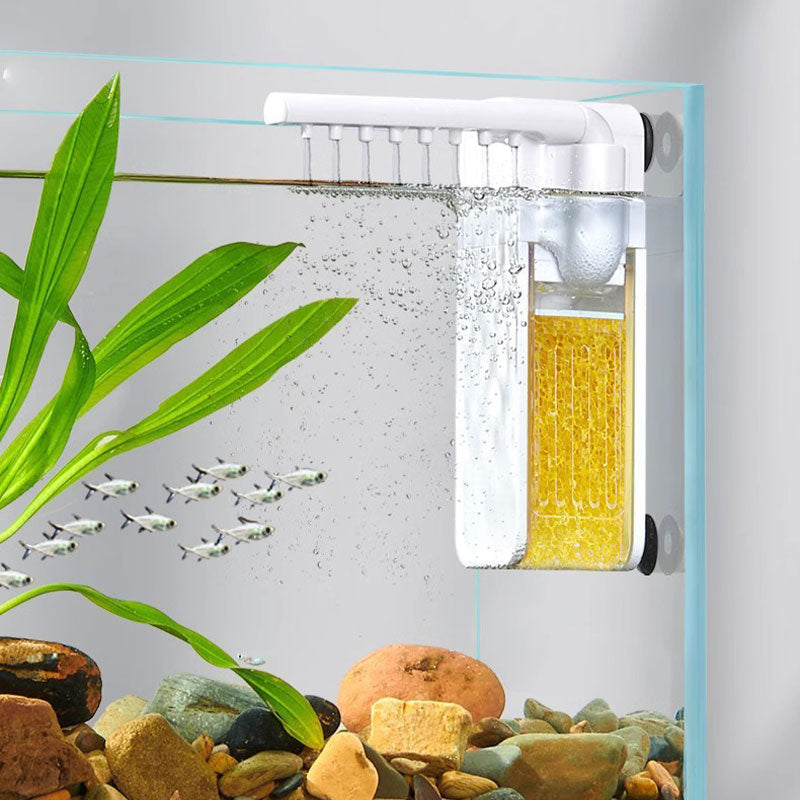 Multifunctional Mini Aquarium Filter for Small Fish Tanks