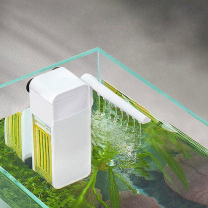 Multifunctional Mini Aquarium Filter for Small Fish Tanks