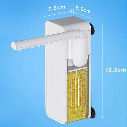 Multifunctional Mini Aquarium Filter for Small Fish Tanks
