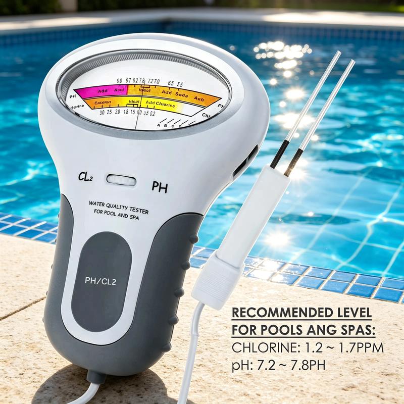 🏊💧LAST DAY 50% OFF🔥🏊 pH and chlorine tester for swimming pools – Accurate measurement of pH and chlorine levels in your swimming pool – simple, quick and reliable.