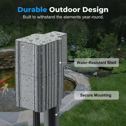 🔥Last Day 48% OFF🌿Solar Pond Aerator with Air Pump🐟
