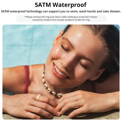 💍 5ATM Smart Ring with App Tracking – Sleep, Activity & Fitness
