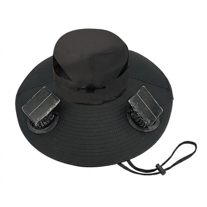 Solar Fan Outdoor Fishing Hat - Sun Protection & Cooling