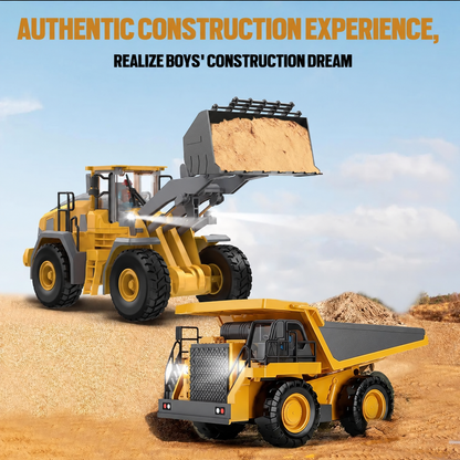 4-Vehicle RC Construction Set🚜 Built For Little Builders(Free Shipping✈️)
