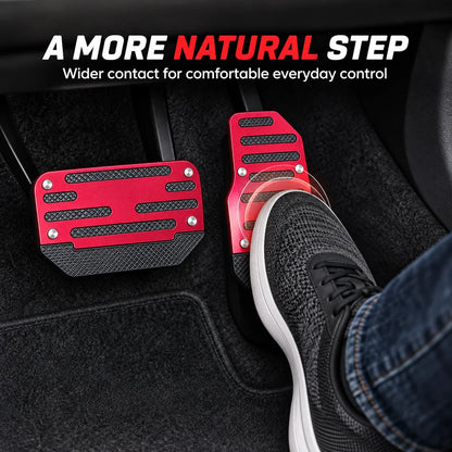 🚗 Universal Non-Slip Car Brake & Gas Pedal Covers – 2-Piece Set