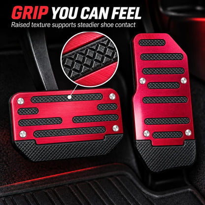 🚗 Universal Non-Slip Car Brake & Gas Pedal Covers – 2-Piece Set