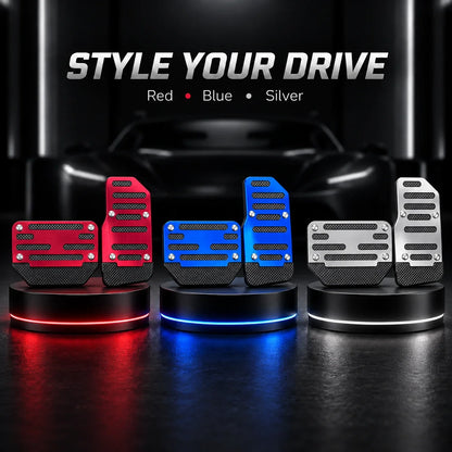 🚗 Universal Non-Slip Car Brake & Gas Pedal Covers – 2-Piece Set