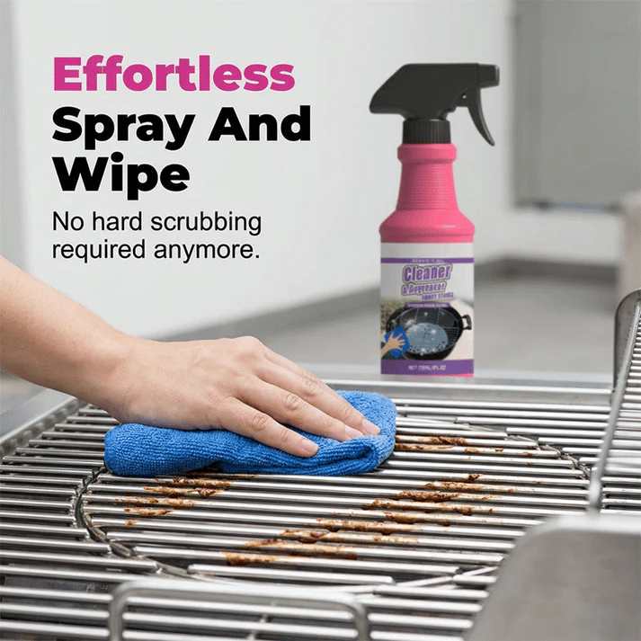 🔥Flash Sale⚡️Heavy Duty Grill Grease Destroyer Spray - No Scrubbing, Cuts Grease In Seconds💧