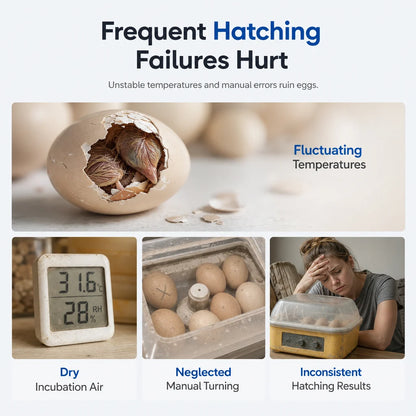 Mini USB Automatic Egg Incubator with Auto Egg Turning – Home Chick Hatching Machine
