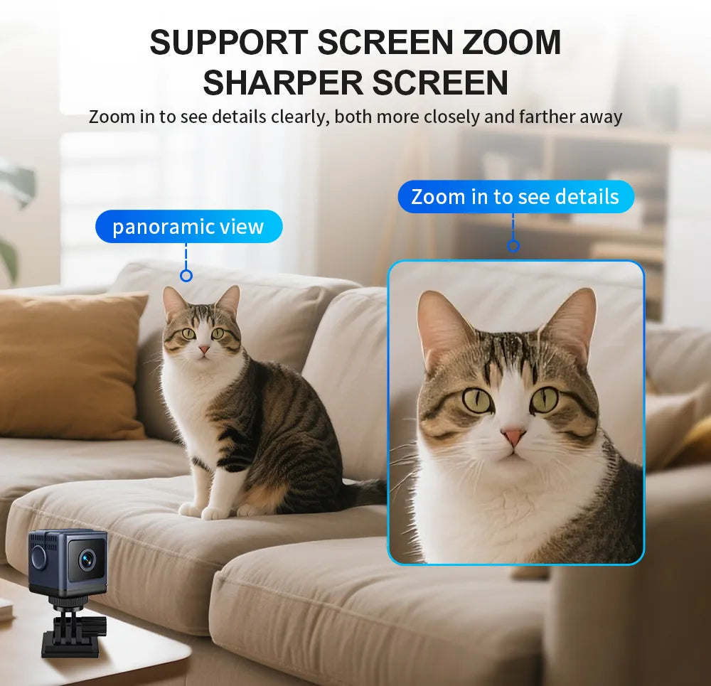 📷1080P HD Wireless WiFi Security Camera with Night Vision & Motion Detection