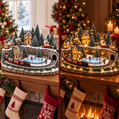 🔥 Lighted & Animated Christmas Village Collection-✨Same as the video