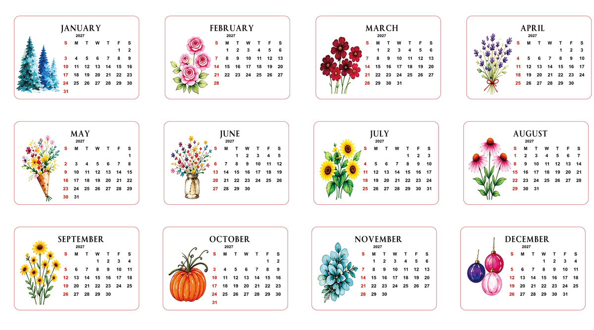 🌱✨🏆Early Holiday Sale 49% OFF🌱Eco-Friendly Plantable “Timeless” Seed Calendar 2027