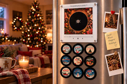 Christmas Music Fridge Magnet  A Little Music, a Lot of Christmas 🎄🎶