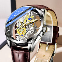 Brown Leather Black