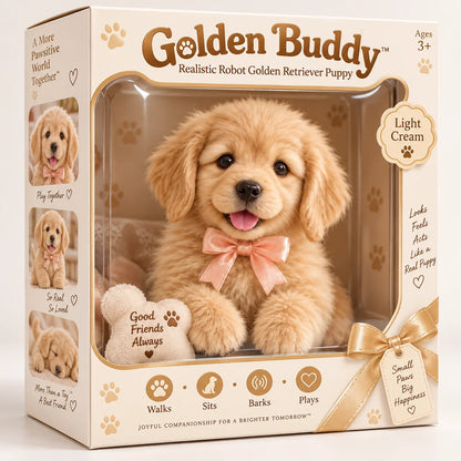 🐕🐾 Golden Buddy™ Realistic Robot Golden Retriever Puppy