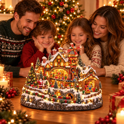 🔥 Lighted & Animated Christmas Village Collection-✨Same as the video
