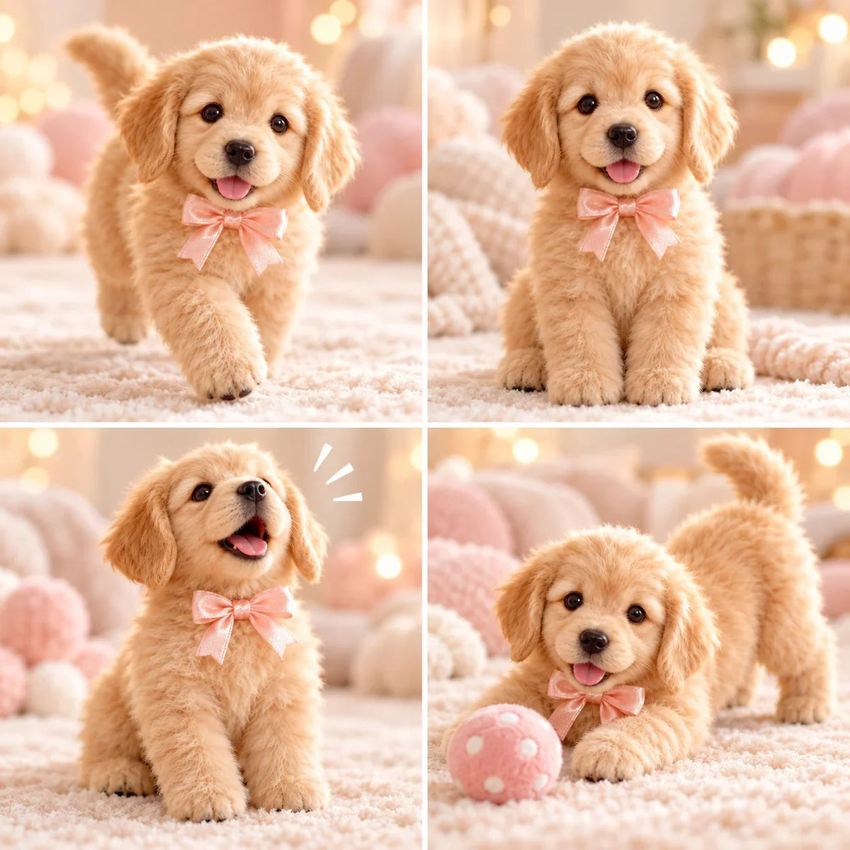 🐶 Realistic Robot Golden Retriever Puppy – Interactive Walking, Sitting & Barking Toy