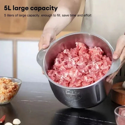 3-Speed Electric Meat Grinder & Vegetable Chopper – Multi-Purpose Food Processor