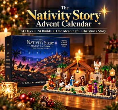 🎄 24-Day Christmas Building Block Advent Calendar – Daily Mini Builds & Festive Display 🎁