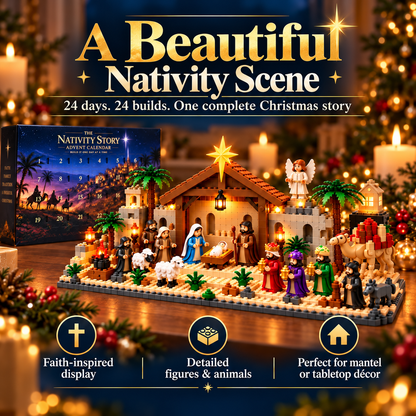 🎄 24-Day Christmas Building Block Advent Calendar – Daily Mini Builds & Festive Display 🎁