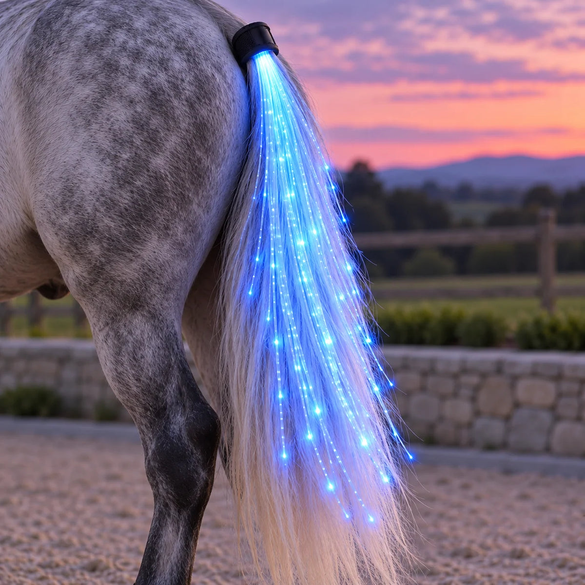 🌈🐎 Ride in Color LED Horse Light Set – Colorful Night Riding Accessories