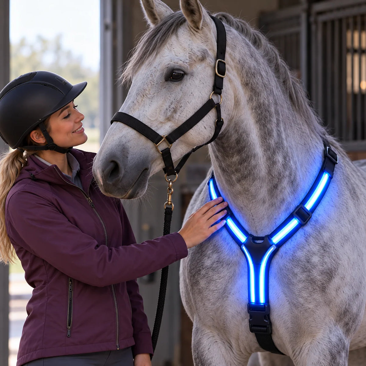 🌈🐎 Ride in Color LED Horse Light Set – Colorful Night Riding Accessories