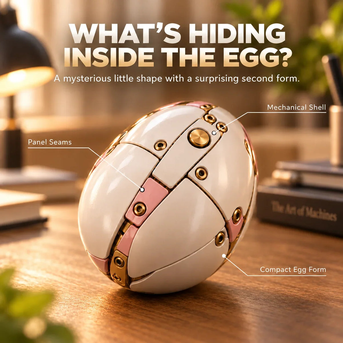 🥚2-in-1 Transforming Mechanical Egg – Dragon, Phoenix & Winged Unicorn