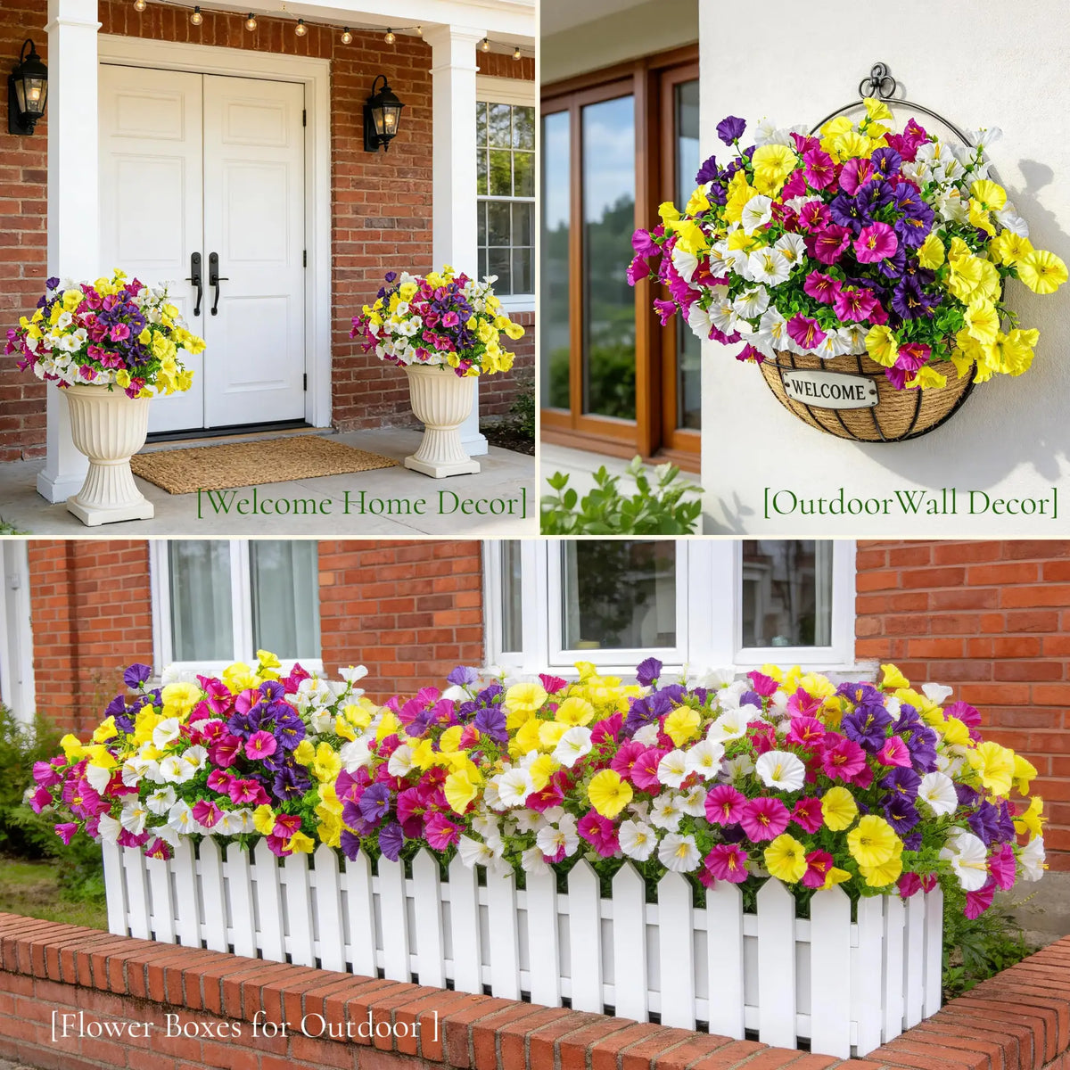🔥Last Day 60% OFF🔥UV Resistant Artificial Petunias Flowers