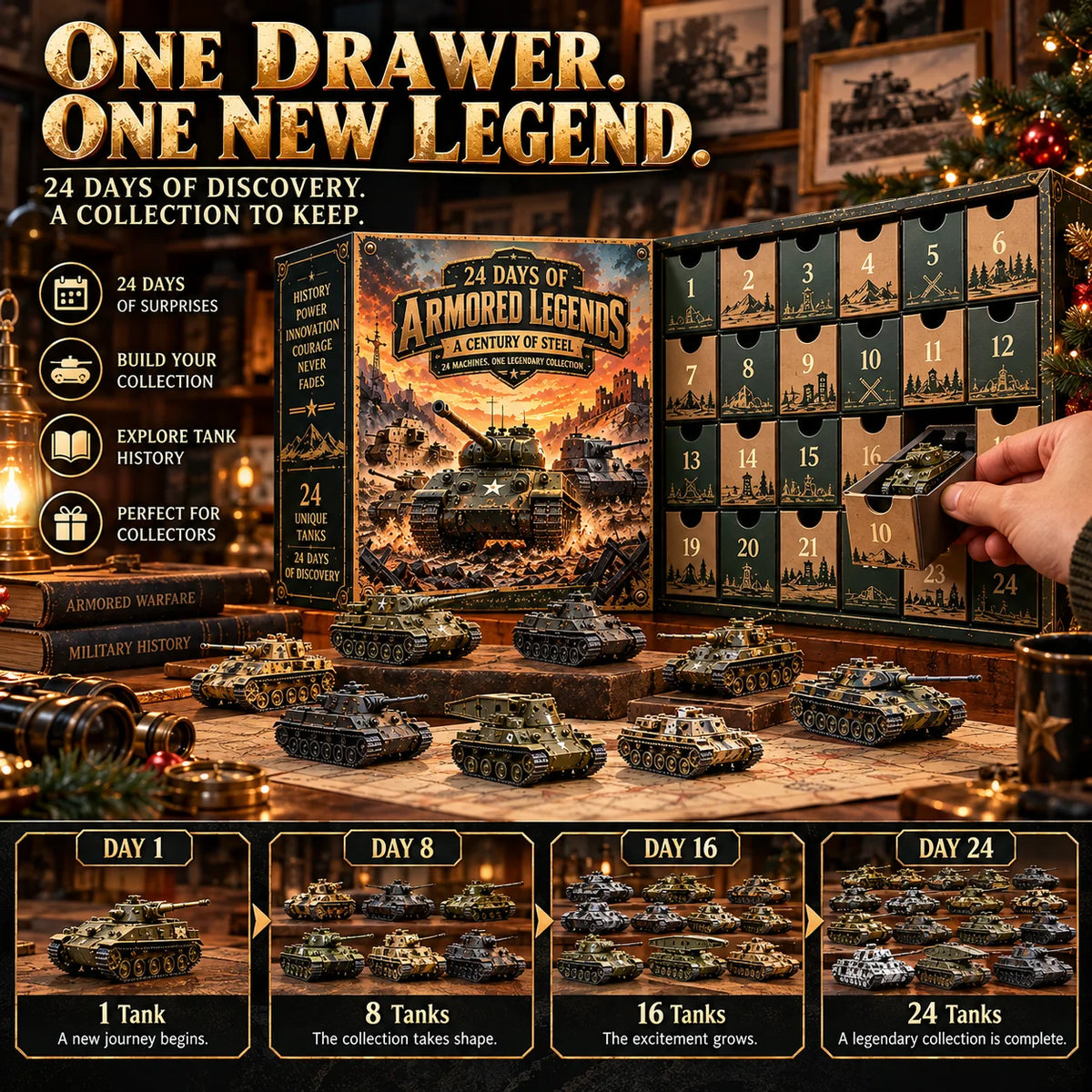 🔥 Love Legendary Tanks? 🪖 2026 Armored Legends – 24 Days, 24 Machines!