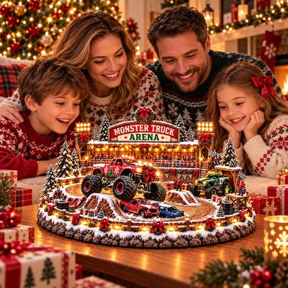 🔥Last Day 49% OFF🔥🚗🎄 Christmas Classic Gas Station Village™ – Lighted Vintage American Gas Station with Classic Cars
