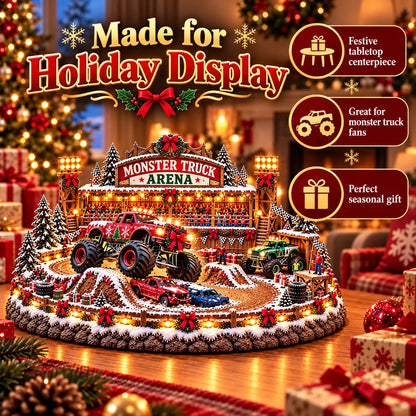 🔥Last Day 49% OFF🔥🚗🎄 Christmas Classic Gas Station Village™ – Lighted Vintage American Gas Station with Classic Cars