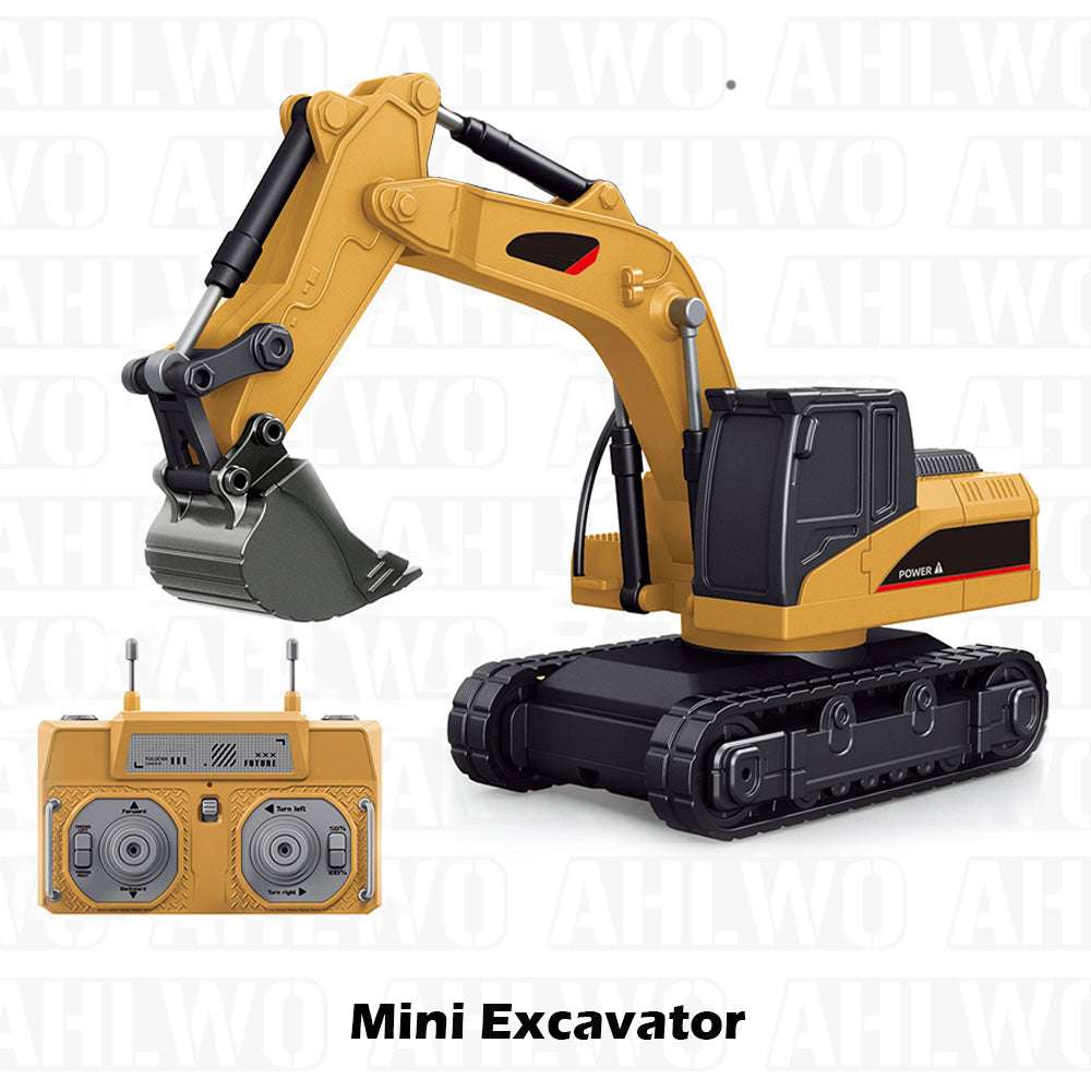 🚜 4-in-1 RC Construction Vehicle Set – Excavator, Dump Truck, Forklift & Bulldozer