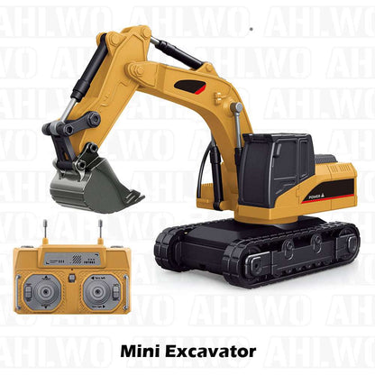 🚜 4-in-1 RC Construction Vehicle Set – Excavator, Dump Truck, Forklift & Bulldozer