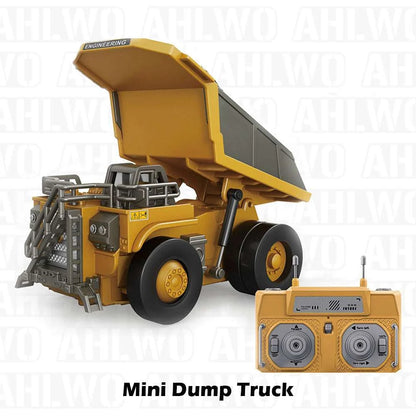 🚜 4-in-1 RC Construction Vehicle Set – Excavator, Dump Truck, Forklift & Bulldozer