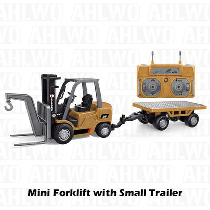 🚜 4-in-1 RC Construction Vehicle Set – Excavator, Dump Truck, Forklift & Bulldozer