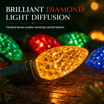 Battery-Operated Strawberry String Lights with 8 Lighting Modes