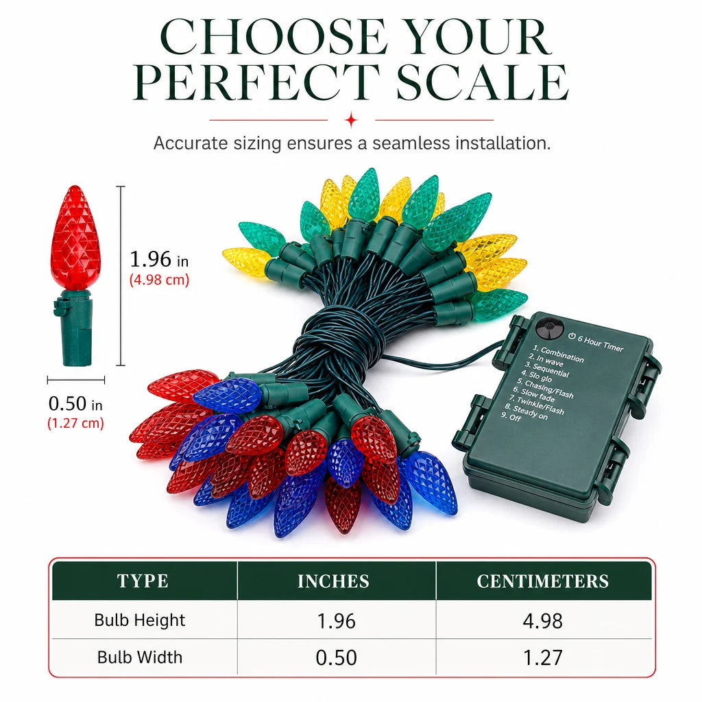 Battery-Operated Strawberry String Lights with 8 Lighting Modes