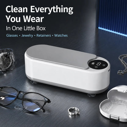 ✨ High-Frequency Cleaning Box for Glasses, Jewelry & Retainers