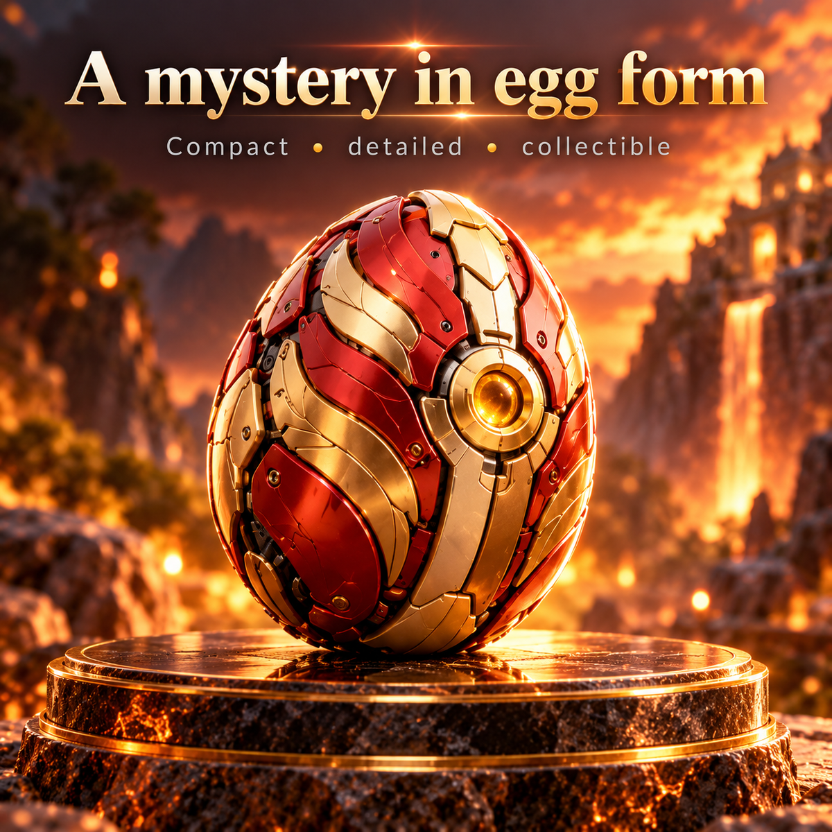 🥚2-in-1 Transforming Mechanical Egg – Dragon, Phoenix & Winged Unicorn