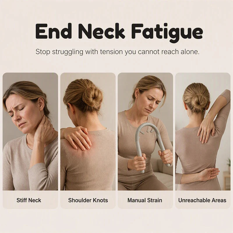 Long Reach Cordless Back & Shoulder Massager