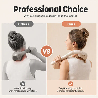 Long Reach Cordless Back & Shoulder Massager