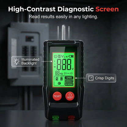 Digital Circuit Breaker Finder and Outlet Tester Kit